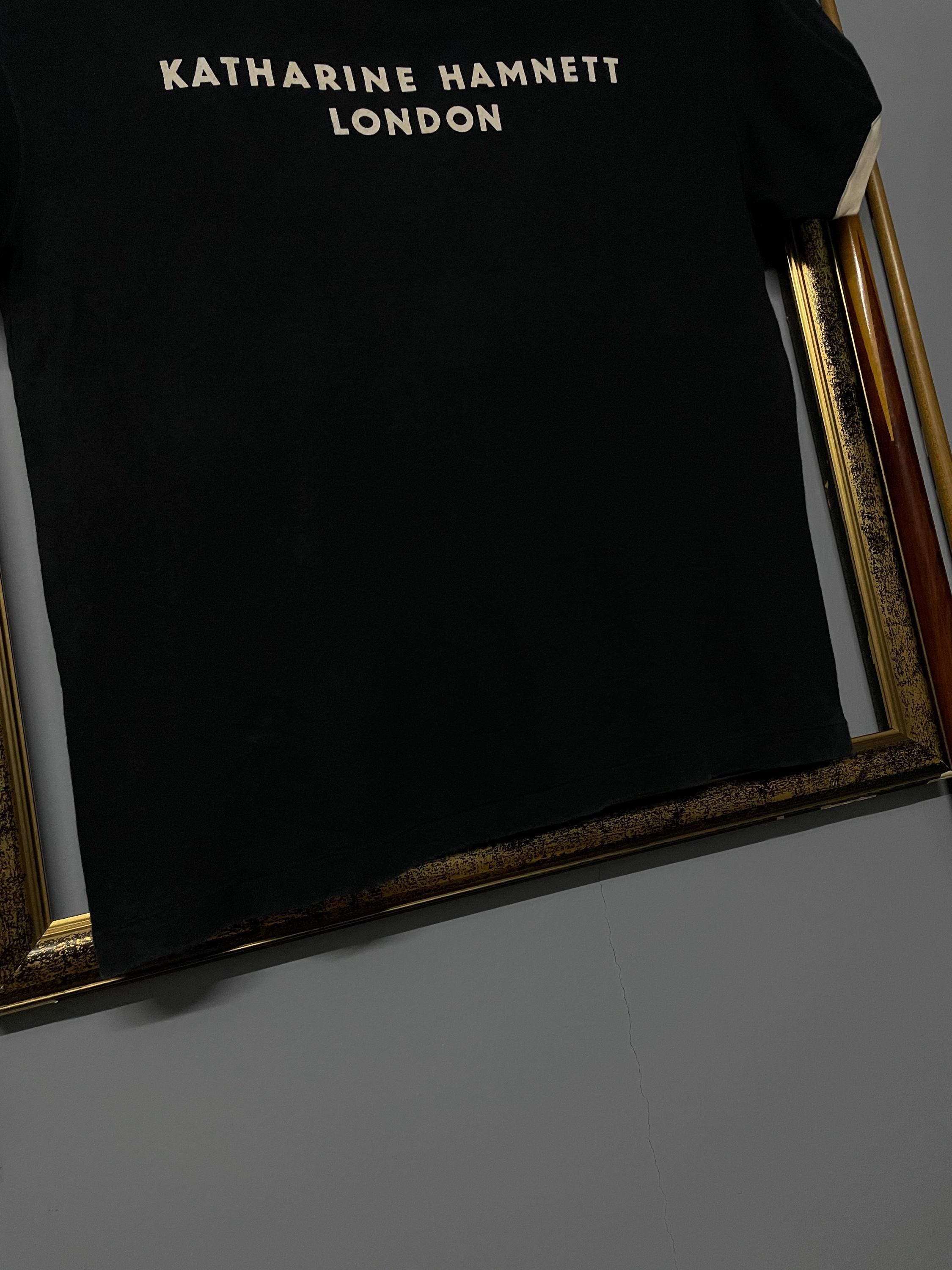 Vintage 90s Katherine Hamnett London Tee | Script Brand Shirt 