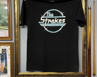 Vintage 90s the Strokes Logo Rock T-shirt / Indie Garage Rock