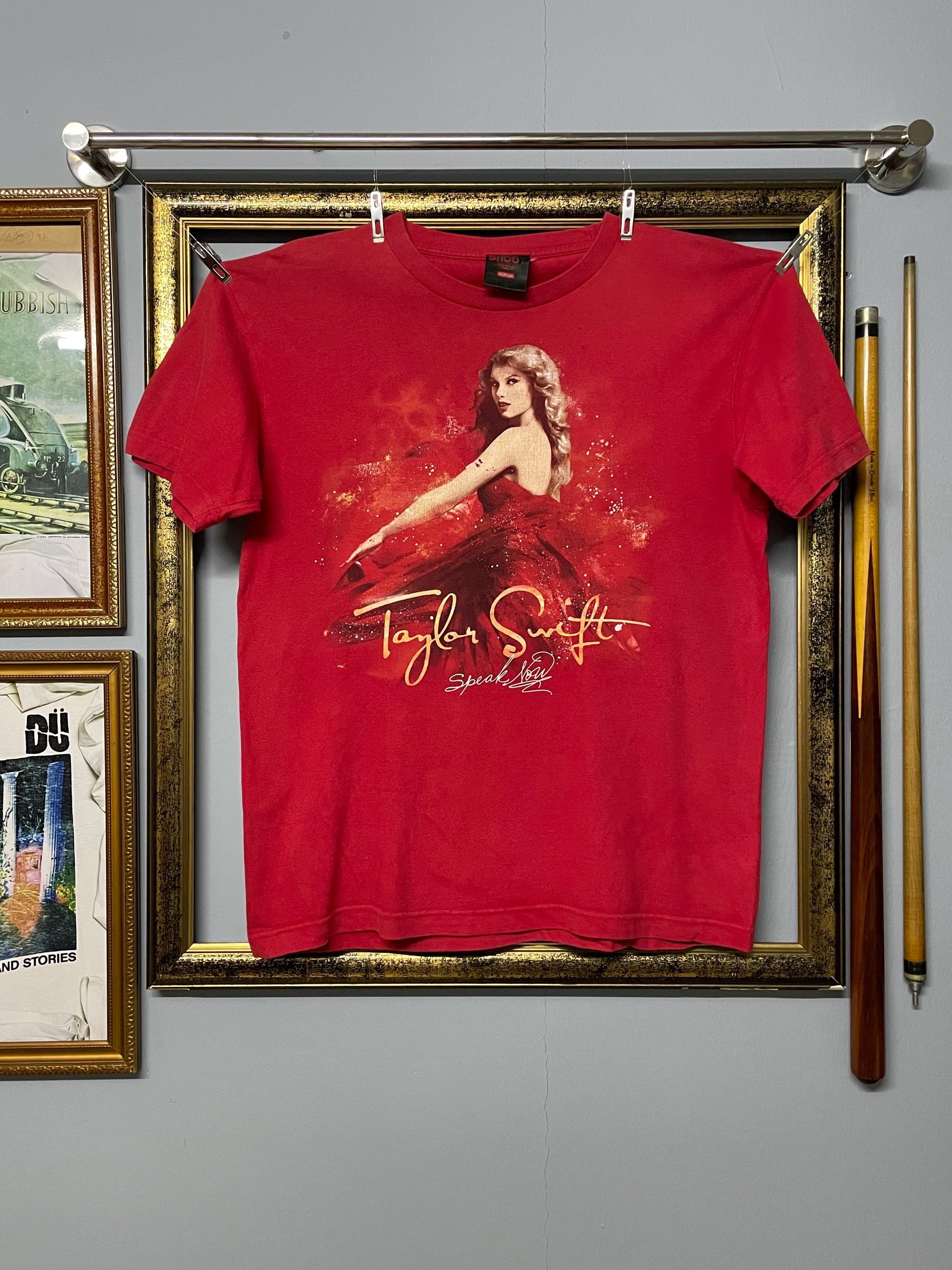 Vintage Taylor Swift Original Singer Tee Speak Now Tour T Shirt
