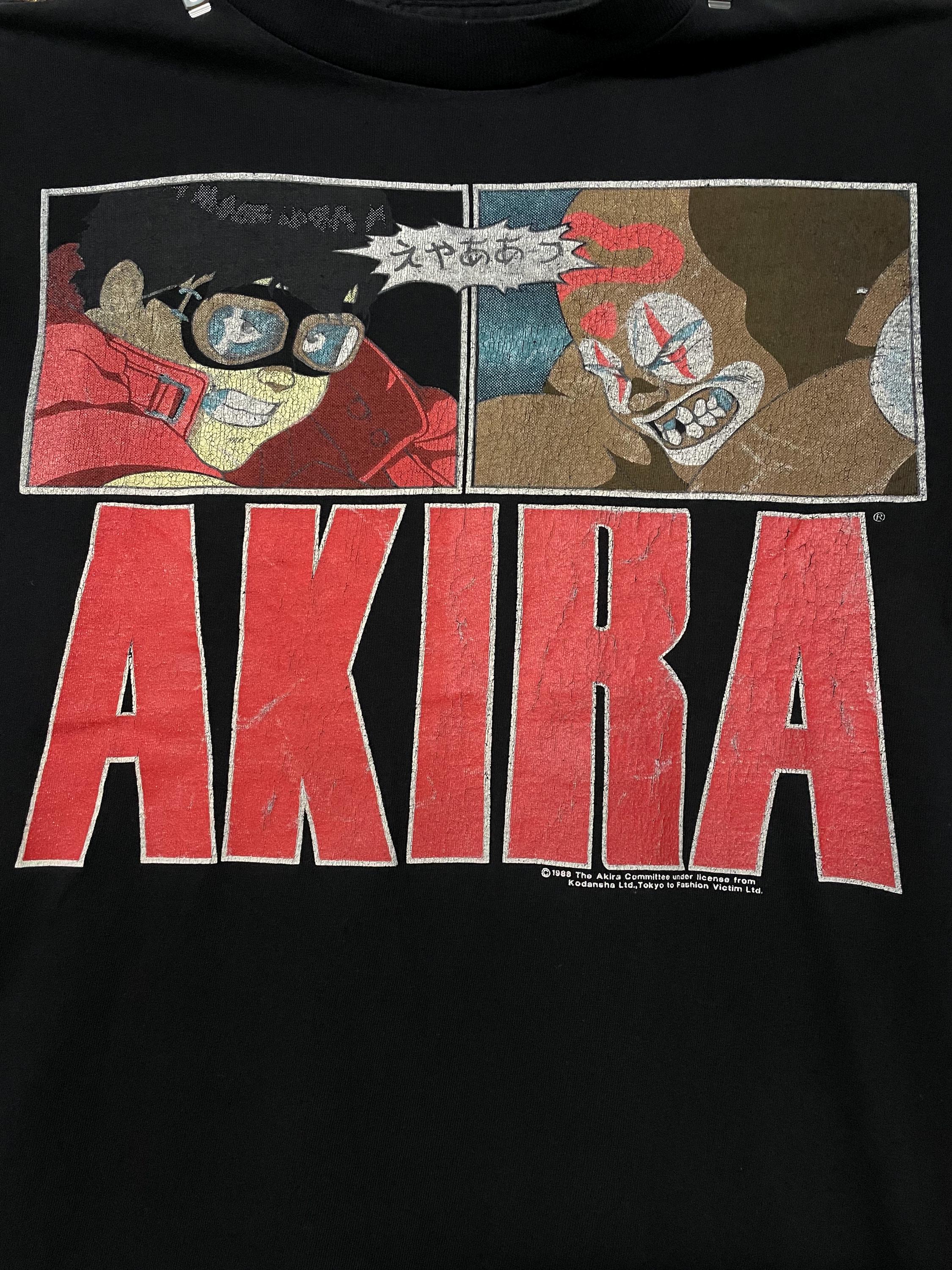 Vintage 80s Akira Movie Anime Japanese Manga Graphic T Shirt Retro