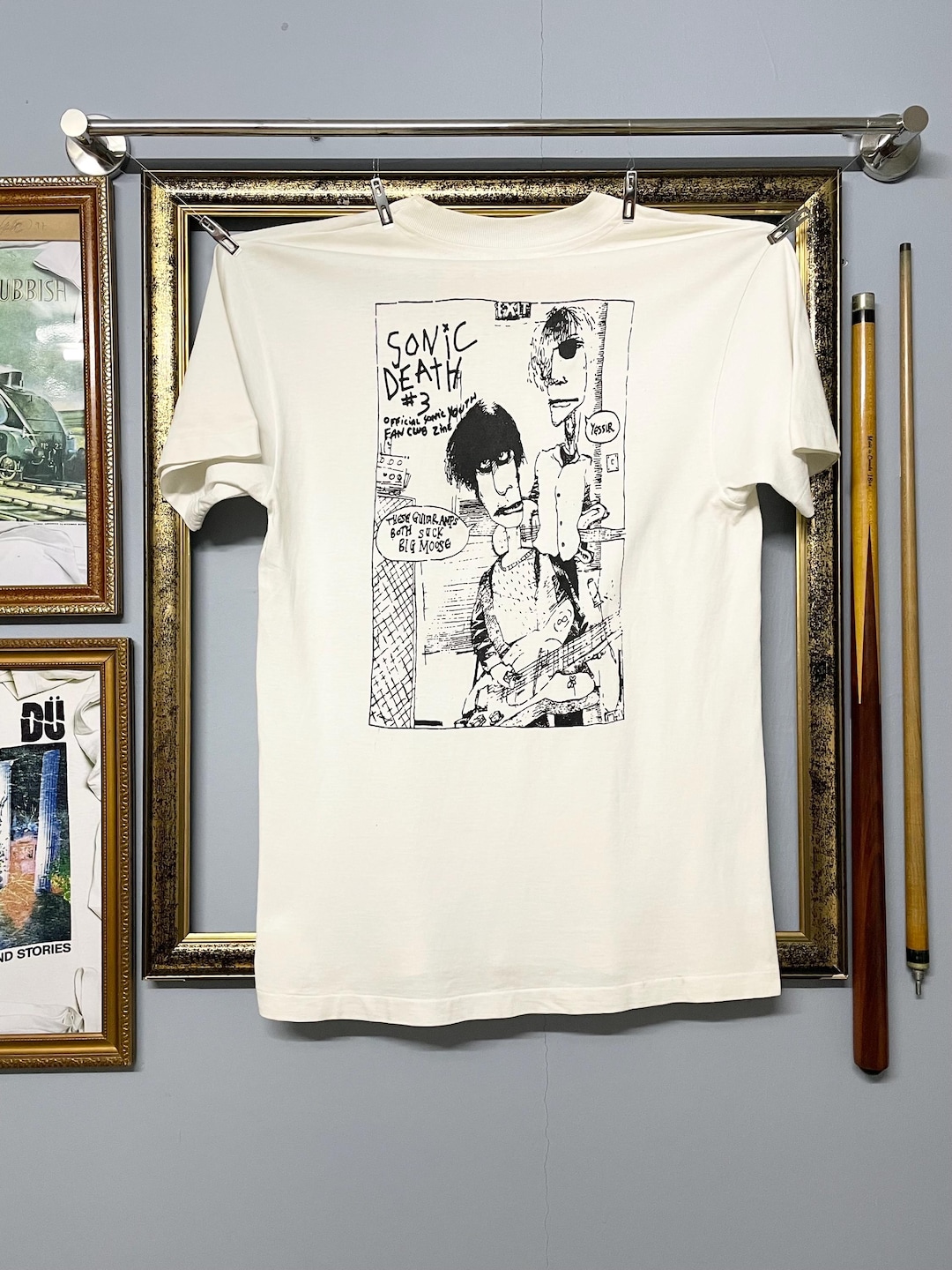 Sonic Youth Sonic Death ヴィンテージTシャツ XLサイズ Vintage 90s Rare Sonic Youth Original Band Tee Sonic Death T Shirt