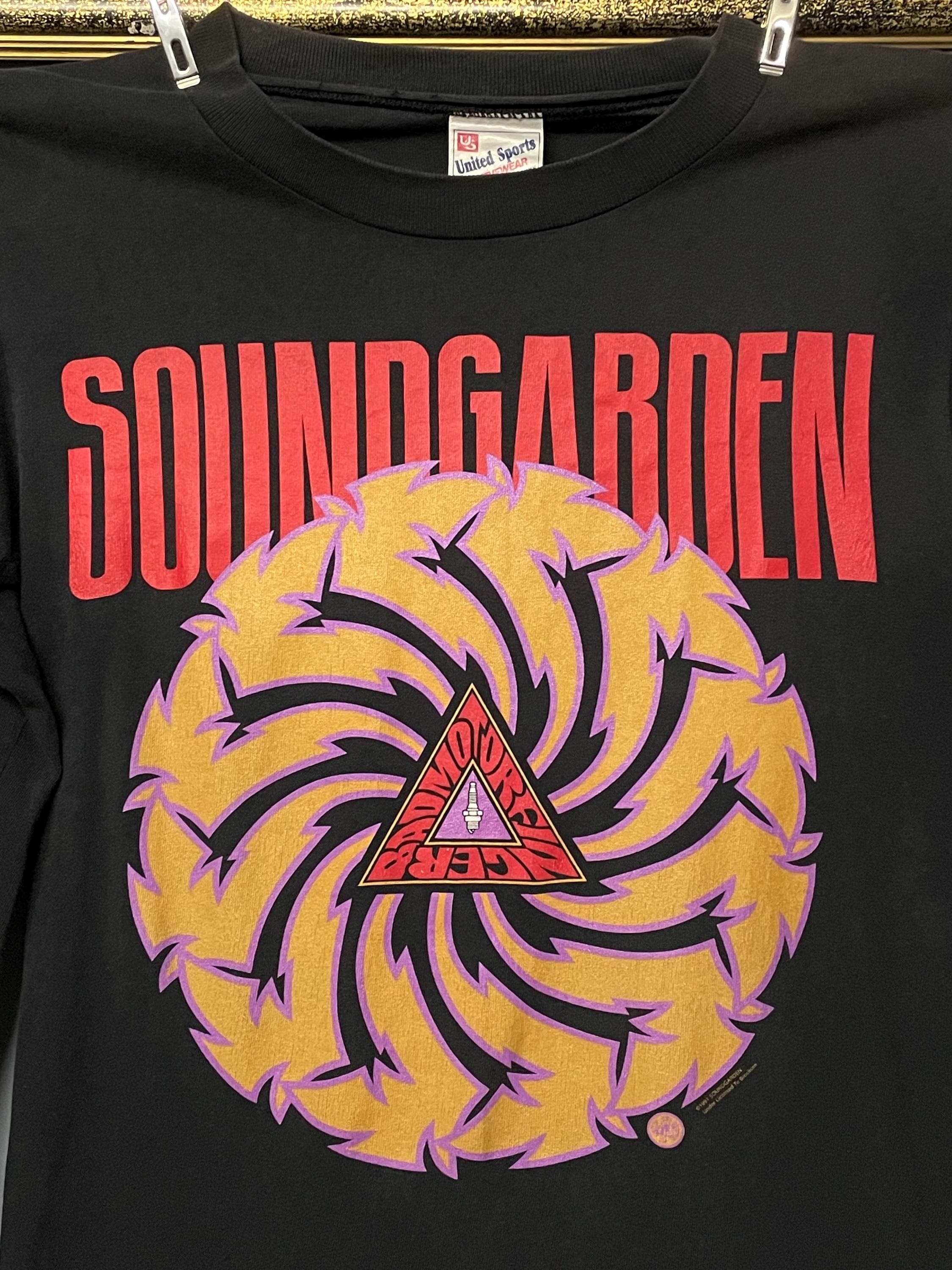 Vintage Rare 90s Soundgarden Original Band Tee Bad Motor Finger