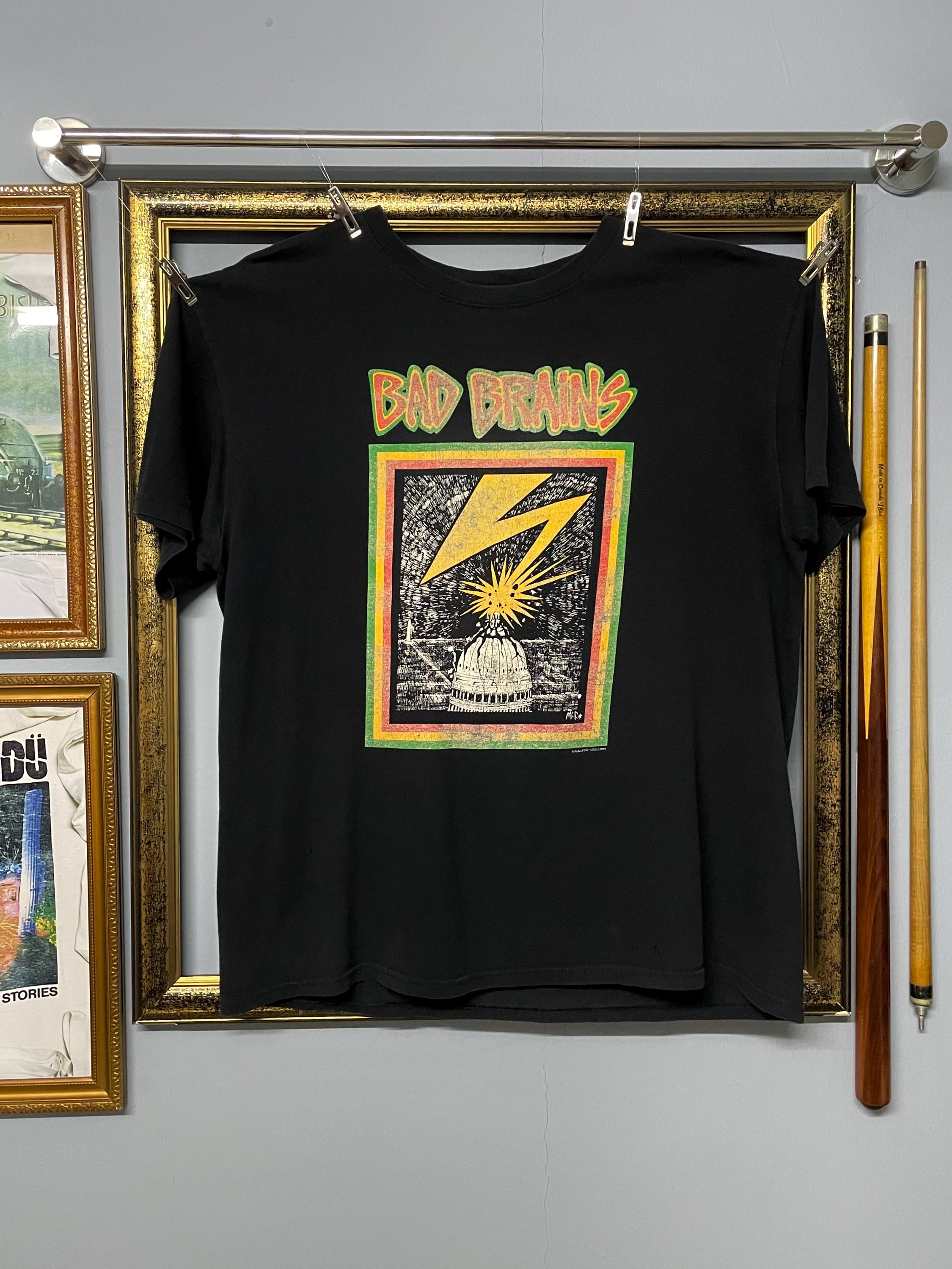BAD BRAINS Tシャツ ヴィンテージ Lサイズ Vintage Bad Brains Punk Rock Tee Shirt Black Hardcore Reggae Band