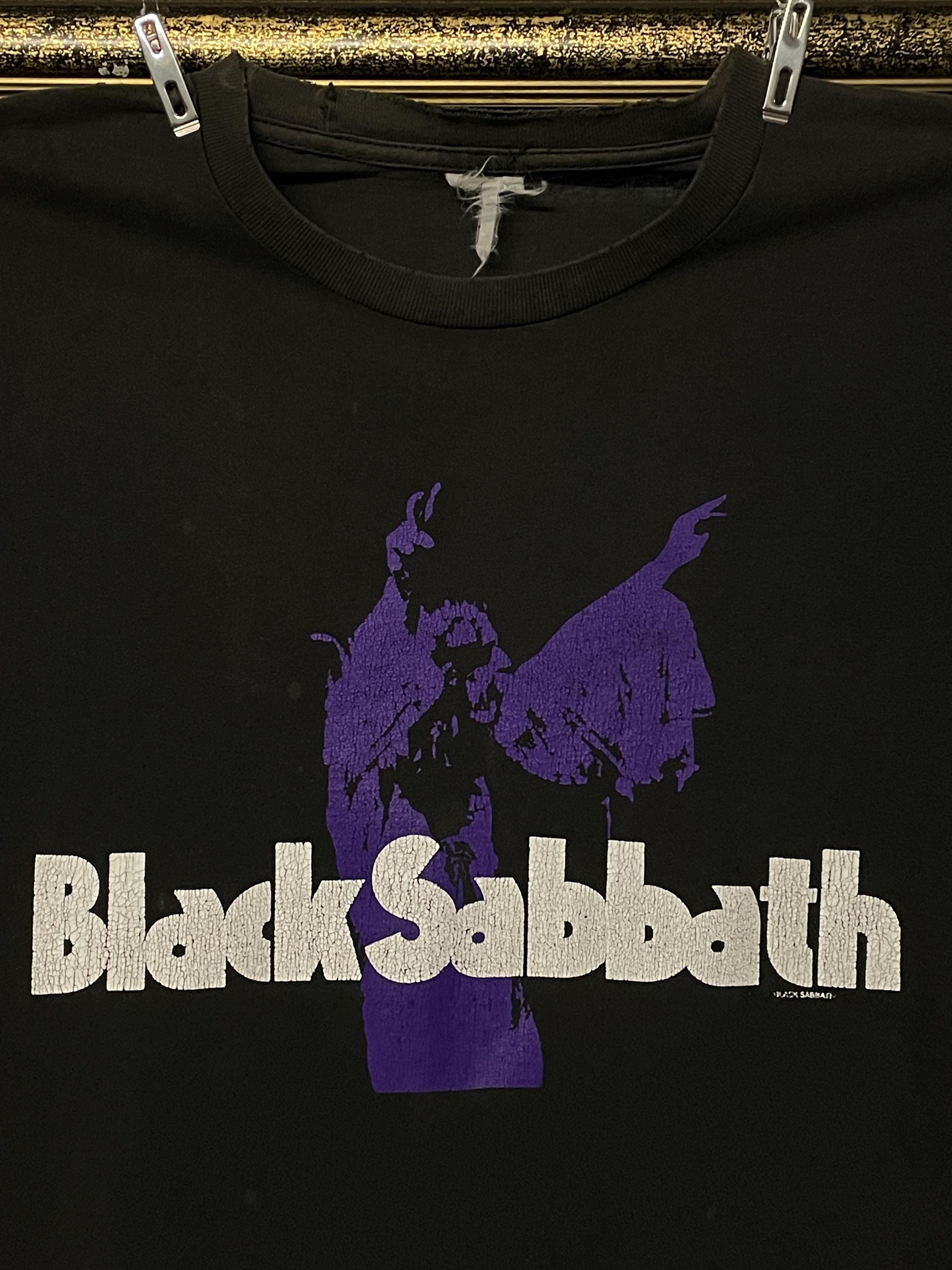 Vintage 90s Black Sabbath Purple Graphic Heavy Metal Single Stitch