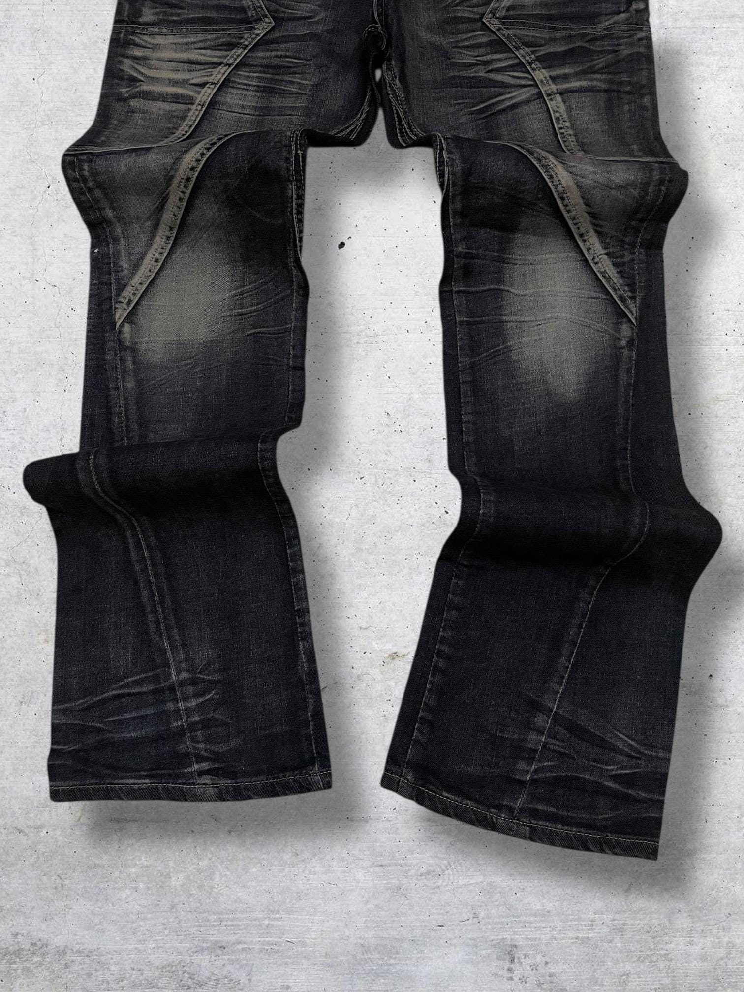 SOLD | Vintage Michel Klein Japanese Denim 32 | 3D Panel Biker 