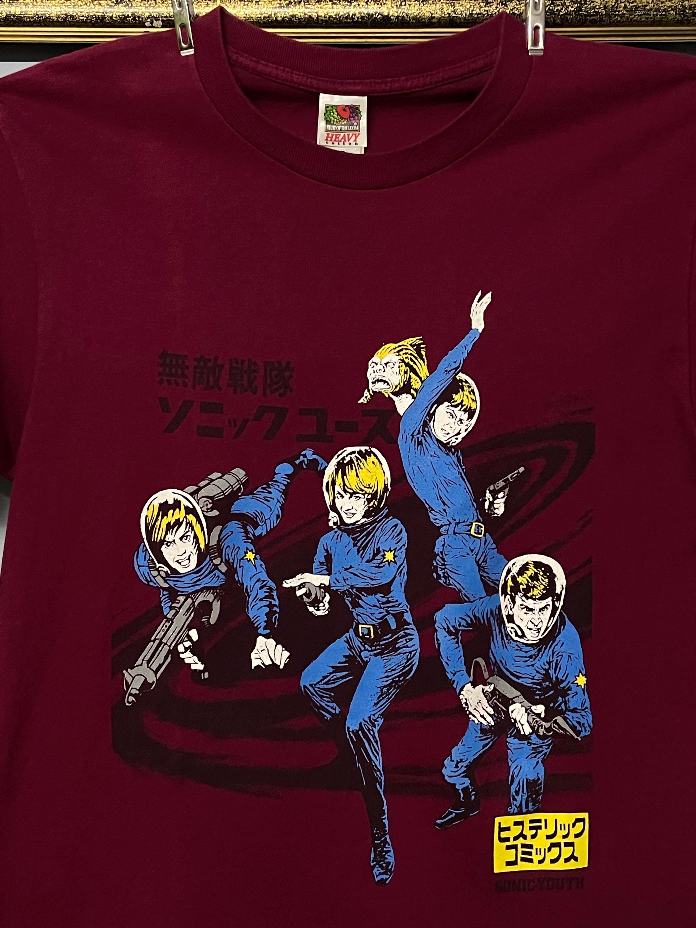 Vintage 90s Sonic Youth Original Band Tee Hysteric Astronaut