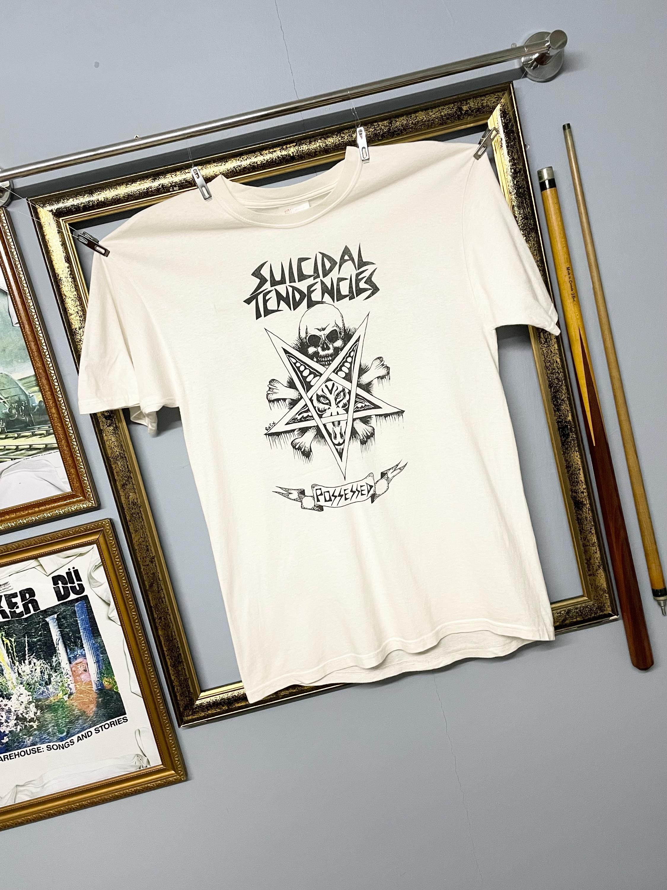 Vintage Suicidal Tendencies Original Band Tee Posessed Skull Shirt
