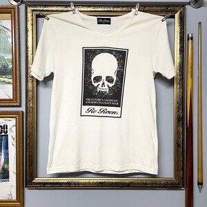 Vintage Re Roen Skull T-shirt Japanese Brand Gothic Minimalist