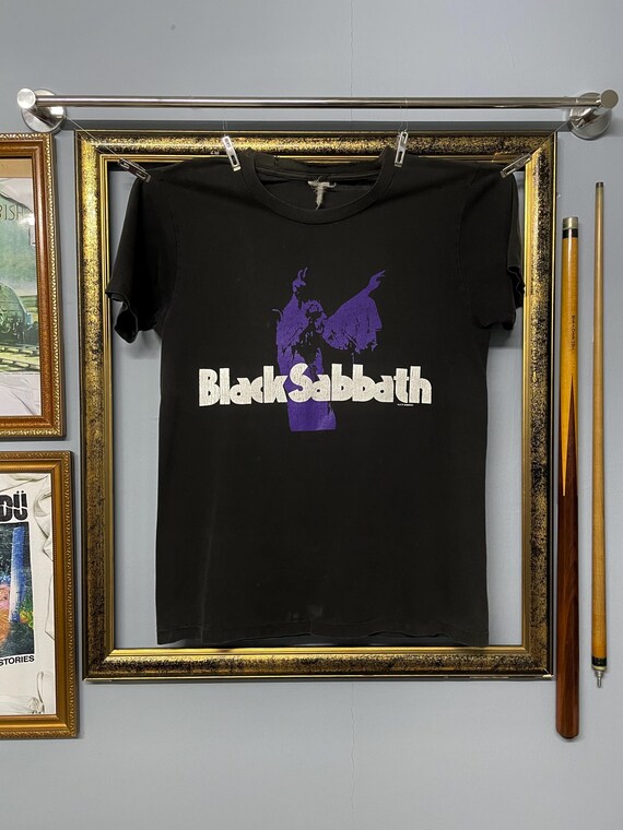 Vintage 90s Black Sabbath Purple Graphic Heavy Metal Single Stitch