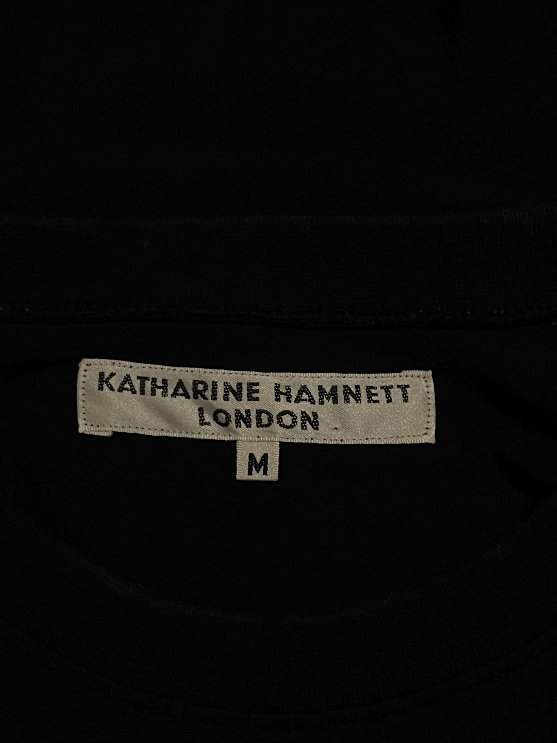 Vintage 90s Katherine Hamnett Tee | Big Logo Art Shirt | Archive 