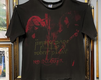 Vintage 1990s ROBERT PLANT & Jimmy Page No Quarter 1995 All Over