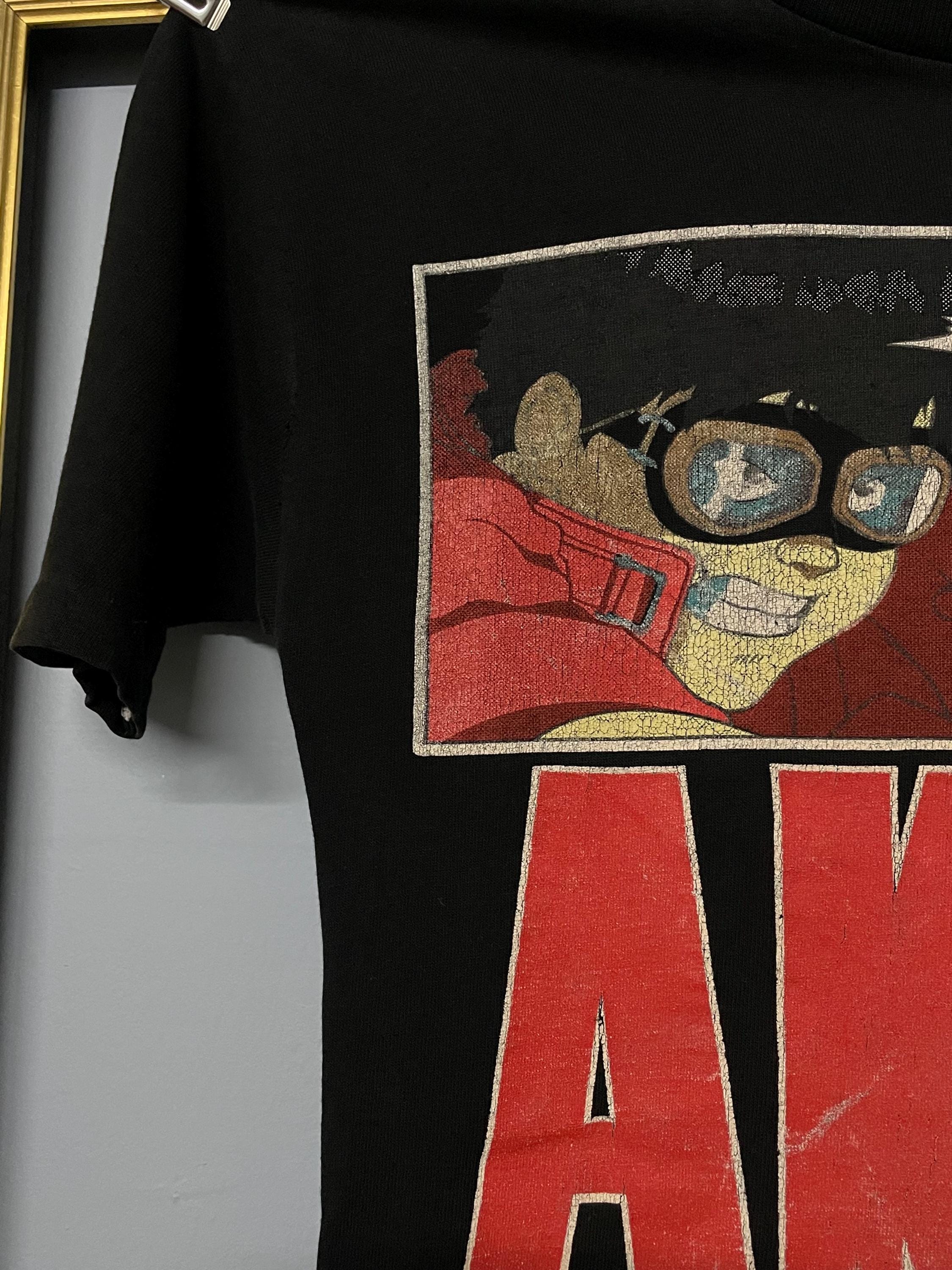Vintage 80s Akira Movie Anime Japanese Manga Graphic T Shirt Retro