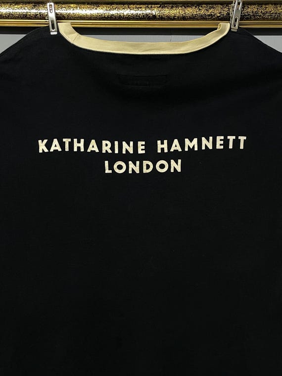 Vintage 90s Katherine Hamnett London Tee | Script Brand Shirt