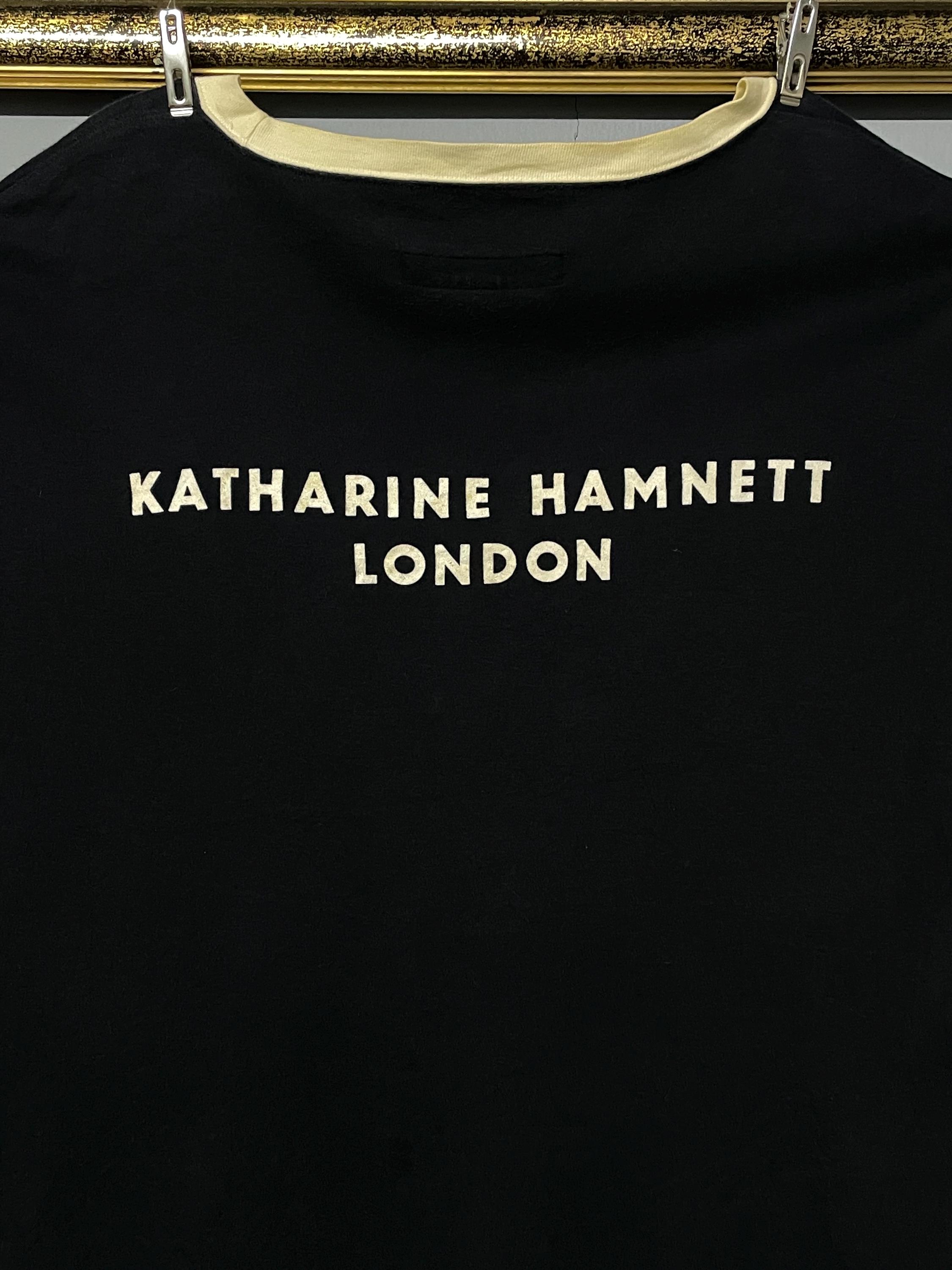 Vintage 90s Katherine Hamnett London Tee | Script Brand Shirt