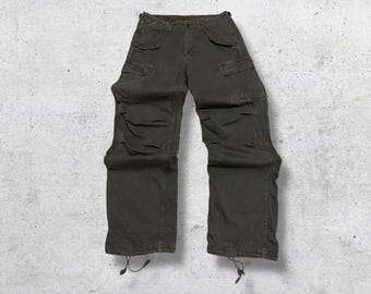 ヴィンテージ AKM タクティカル カーゴパンツ W31 | 日本製アーカイブミリタリーユーティリティトラウザーズ