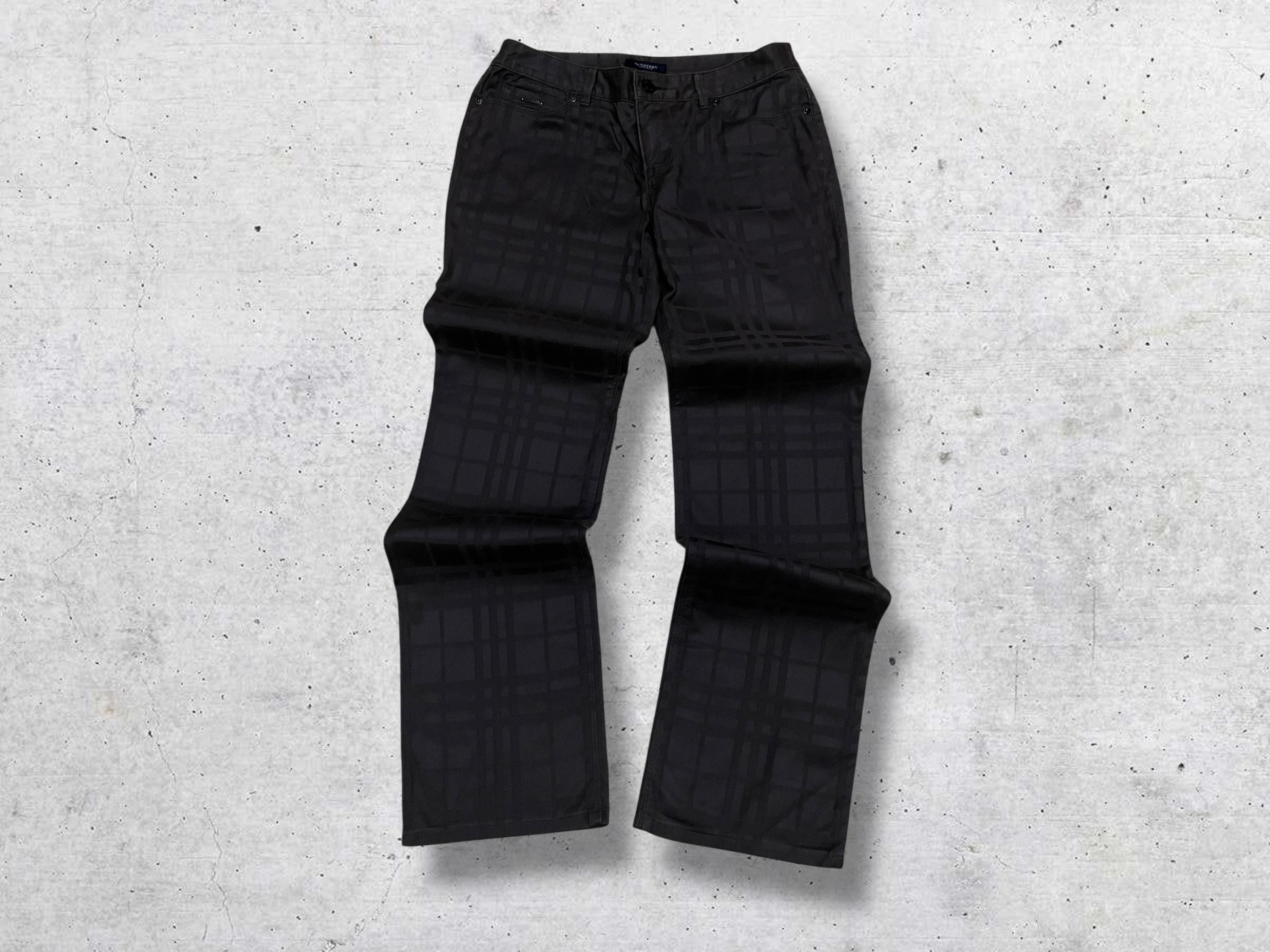 Vintage Burberry Plaid Pants - Etsy