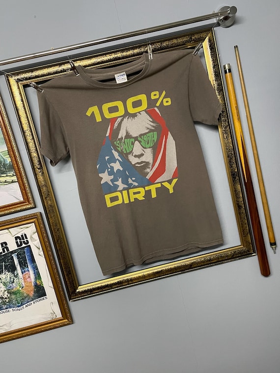 Vintage Sonic Youth Original Band Tee 100% Dirty Graphic T Shirt