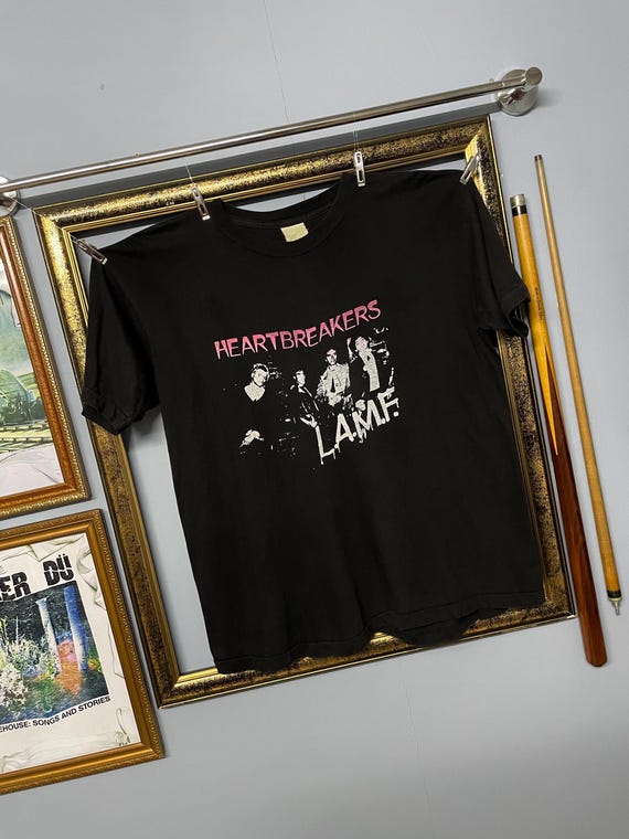 Vintage 90s Heartbreakers L.A.M.F. T-shirt Rare Punk Rock Band Tee