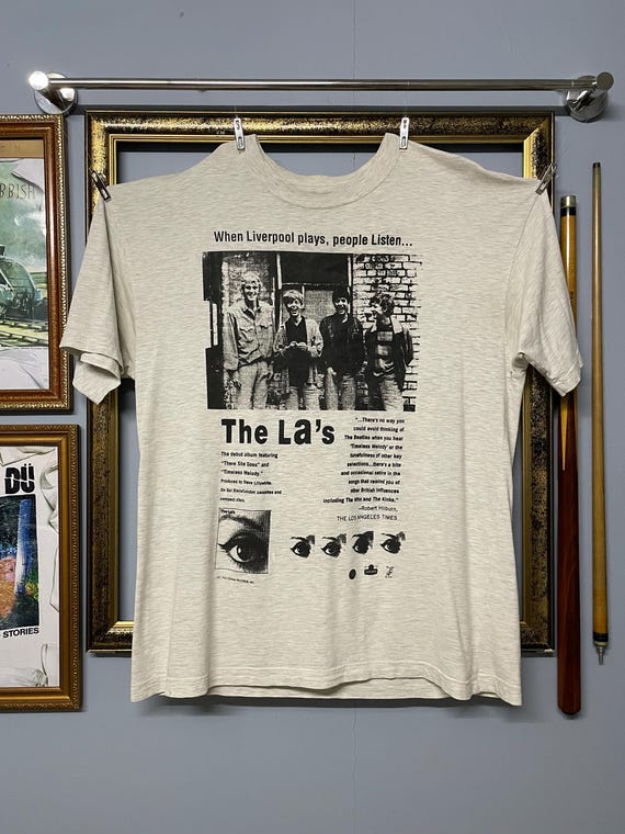 Vintage Rare 90s the La's Original Band Tee Og Britpop T Shirt
