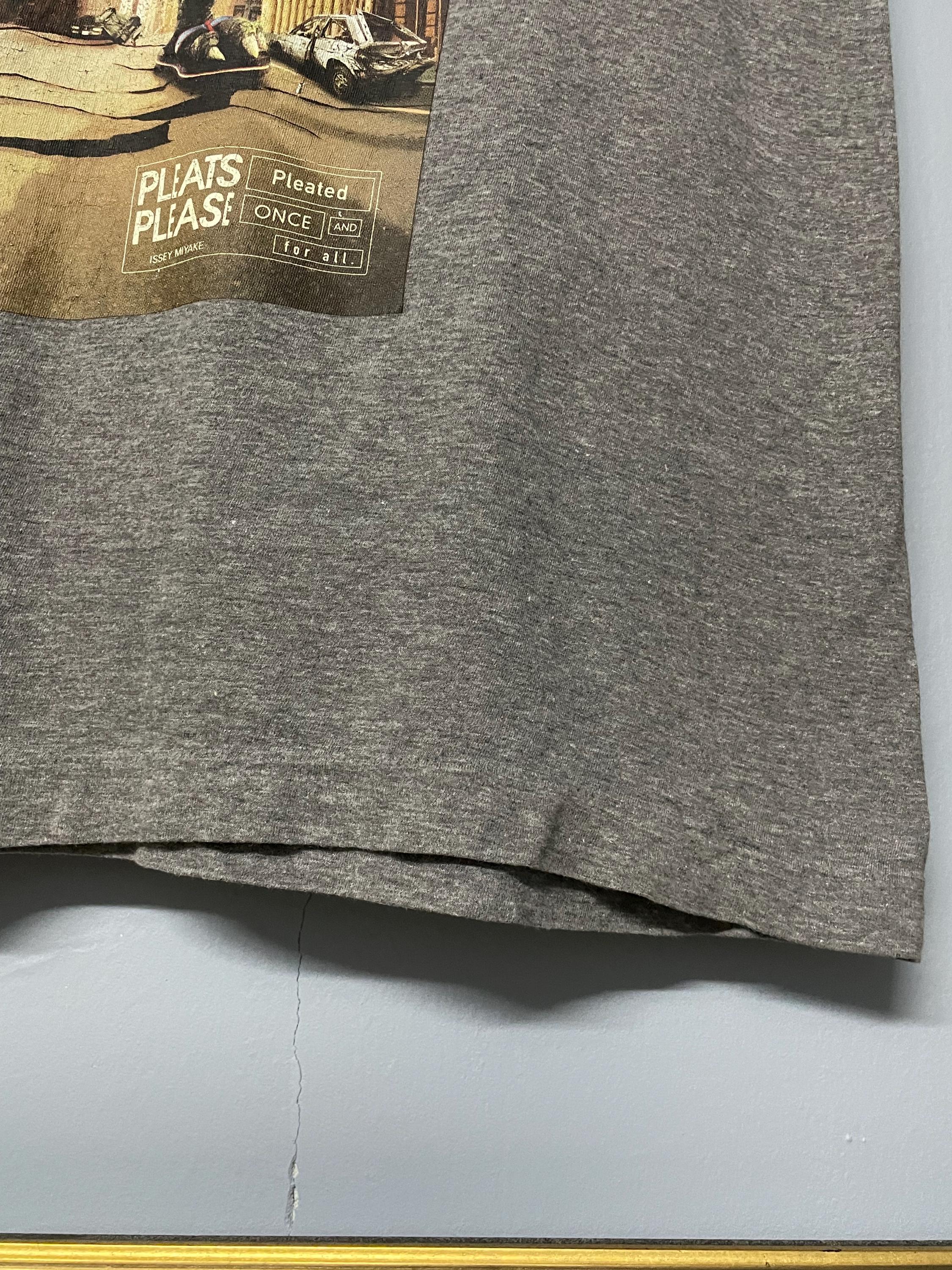 Vintage Issey Miyake Pleats Please Graphic Tee Rare Japan Designer 
