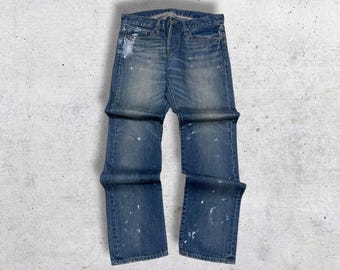 Vintage Tornado Mart Flare Jeans Size 31 Tornado Mart Button Fly