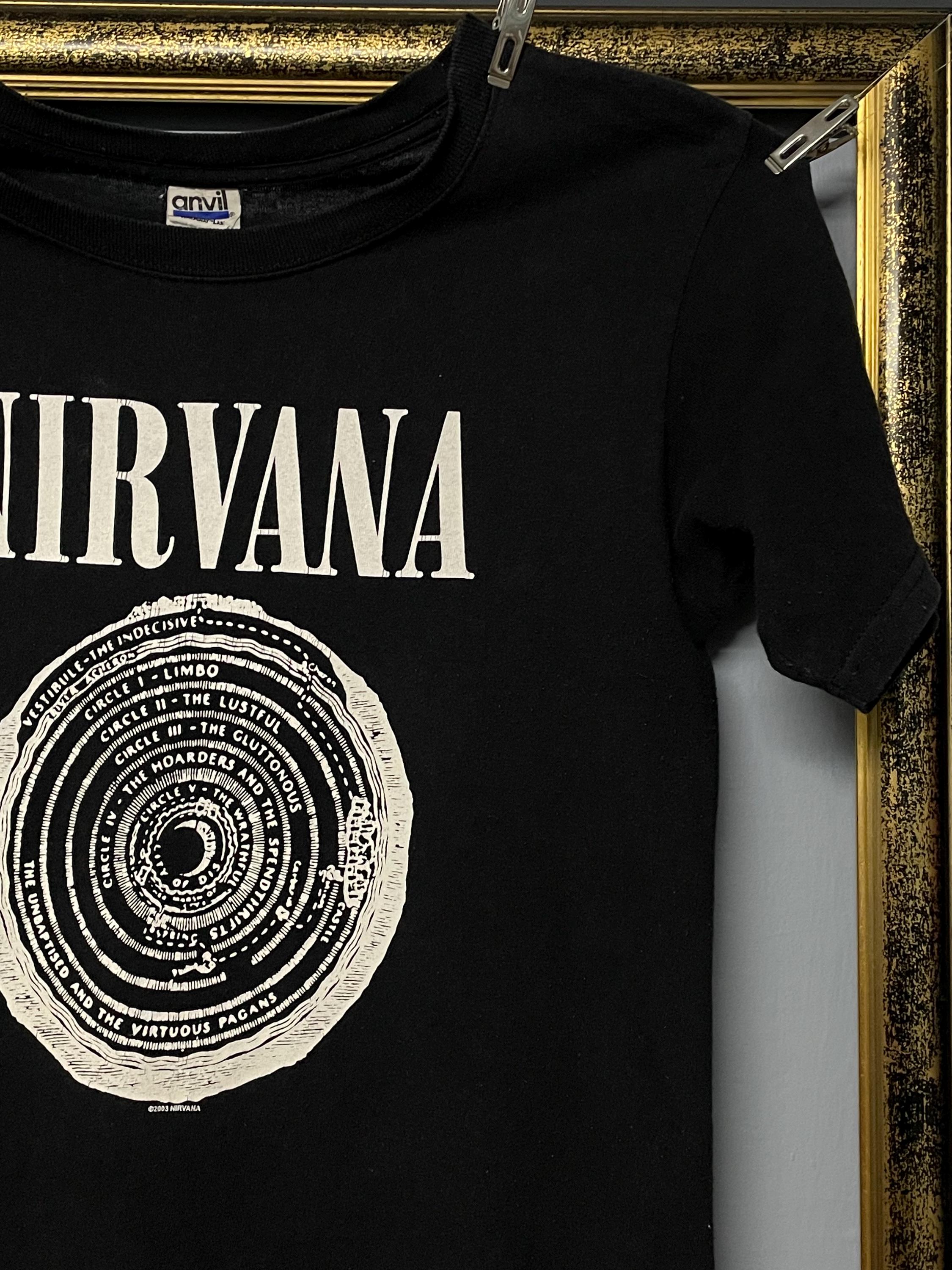 ヴィンテージ ニルヴァーナ Vestibule Hell Circle バンド Tシャツ