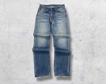 Vintage Levi's 702 Selvedge Denim Jeans: Redline Big E, Size 27