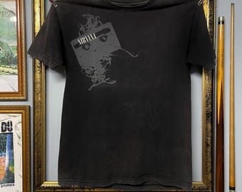 Vintage 1999 Kurt Cobain Nirvana T-shirt, Angel Wings Graphic