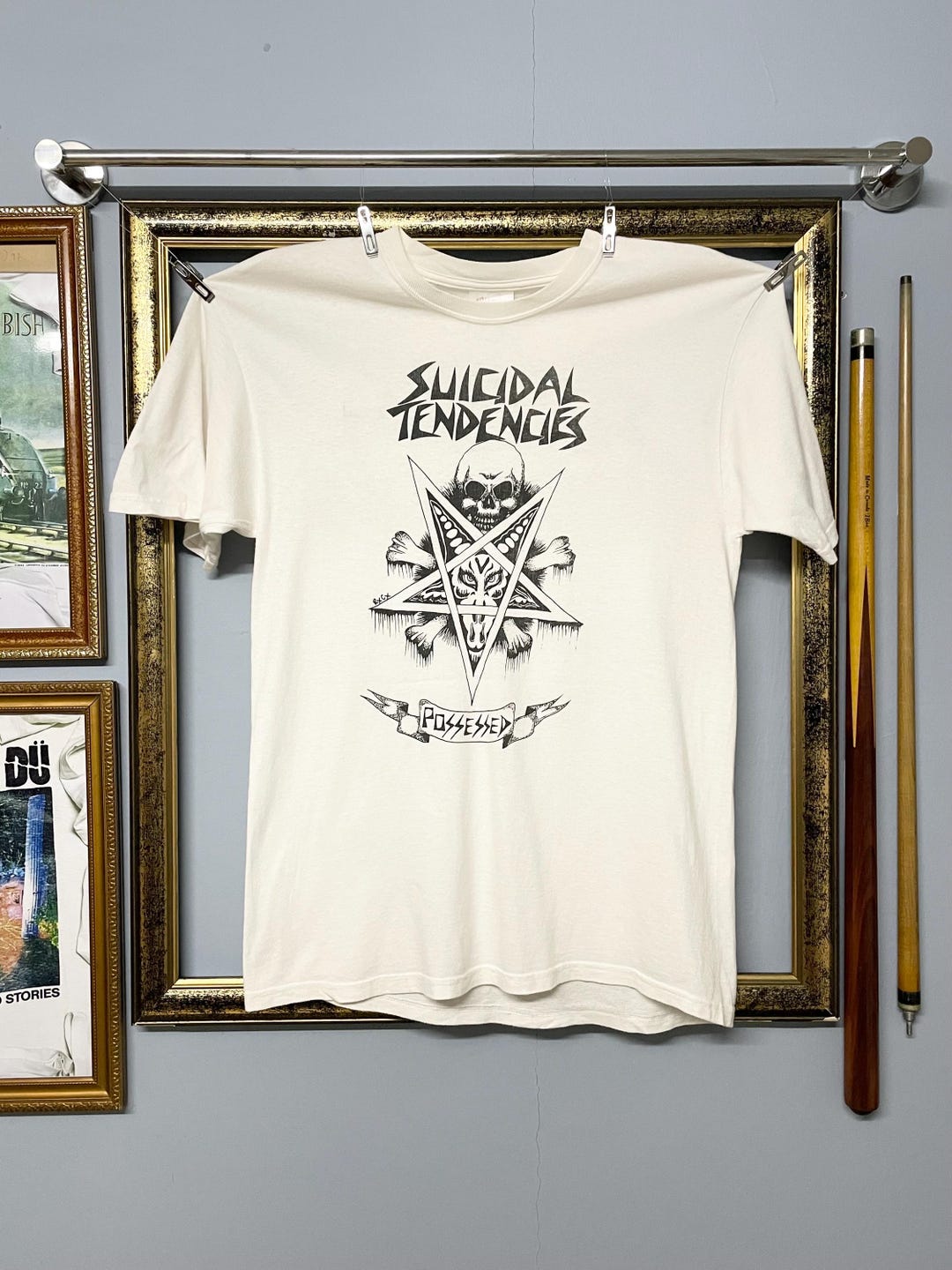 Vintage Suicidal Tendencies Original Band Tee Posessed Skull Shirt