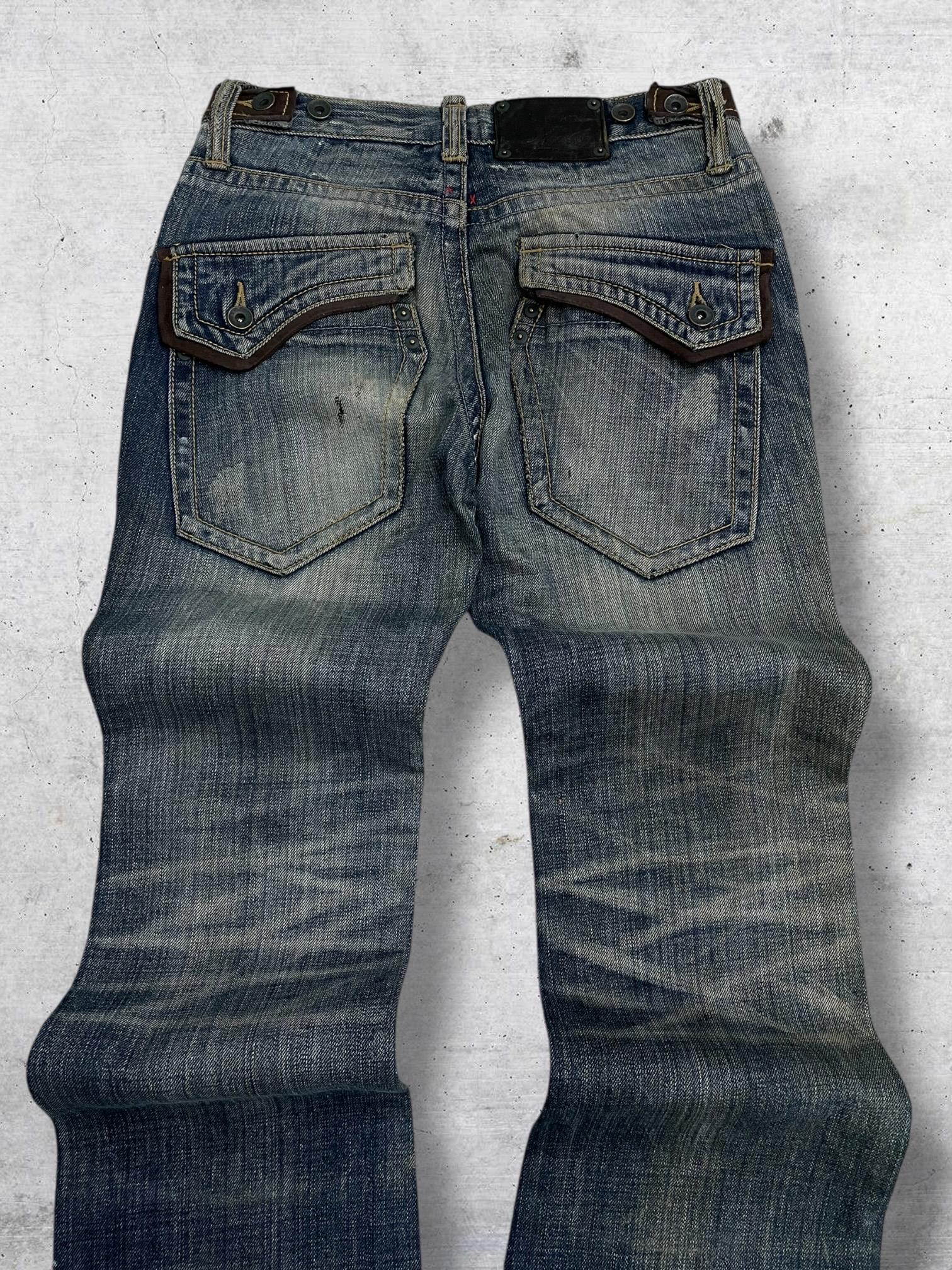 Buy Archive Semantic Design Japanese Denim W29 | Industrial Grunge 