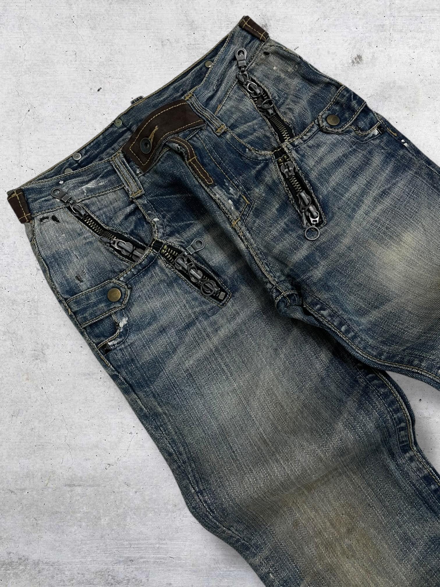 Buy Archive Semantic Design Japanese Denim W29 | Industrial Grunge 