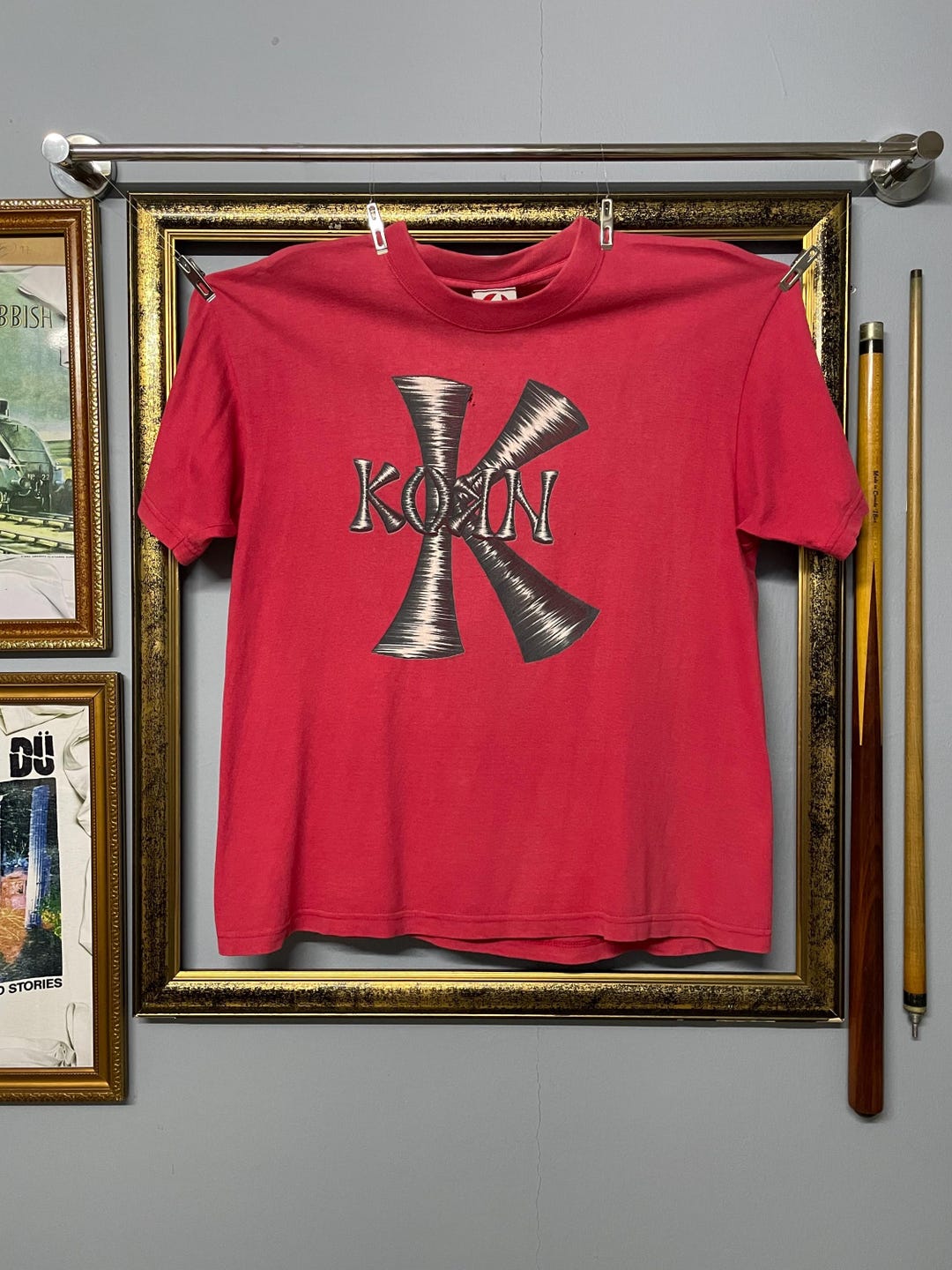 Vintage 90s Korn Original Band Tee Follow the Leader Boxy T Shirt
