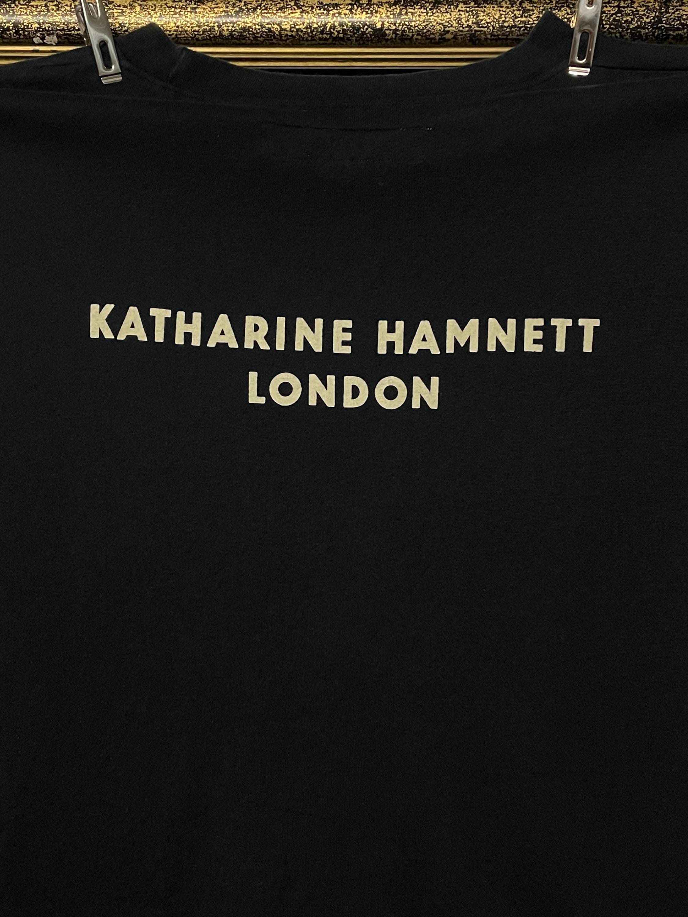 Vintage 90s Katherine Hamnett Tee | Big Logo Art Shirt | Archive 