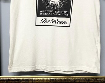 Vintage Re Roen Skull T-shirt Japanese Brand Gothic Minimalist