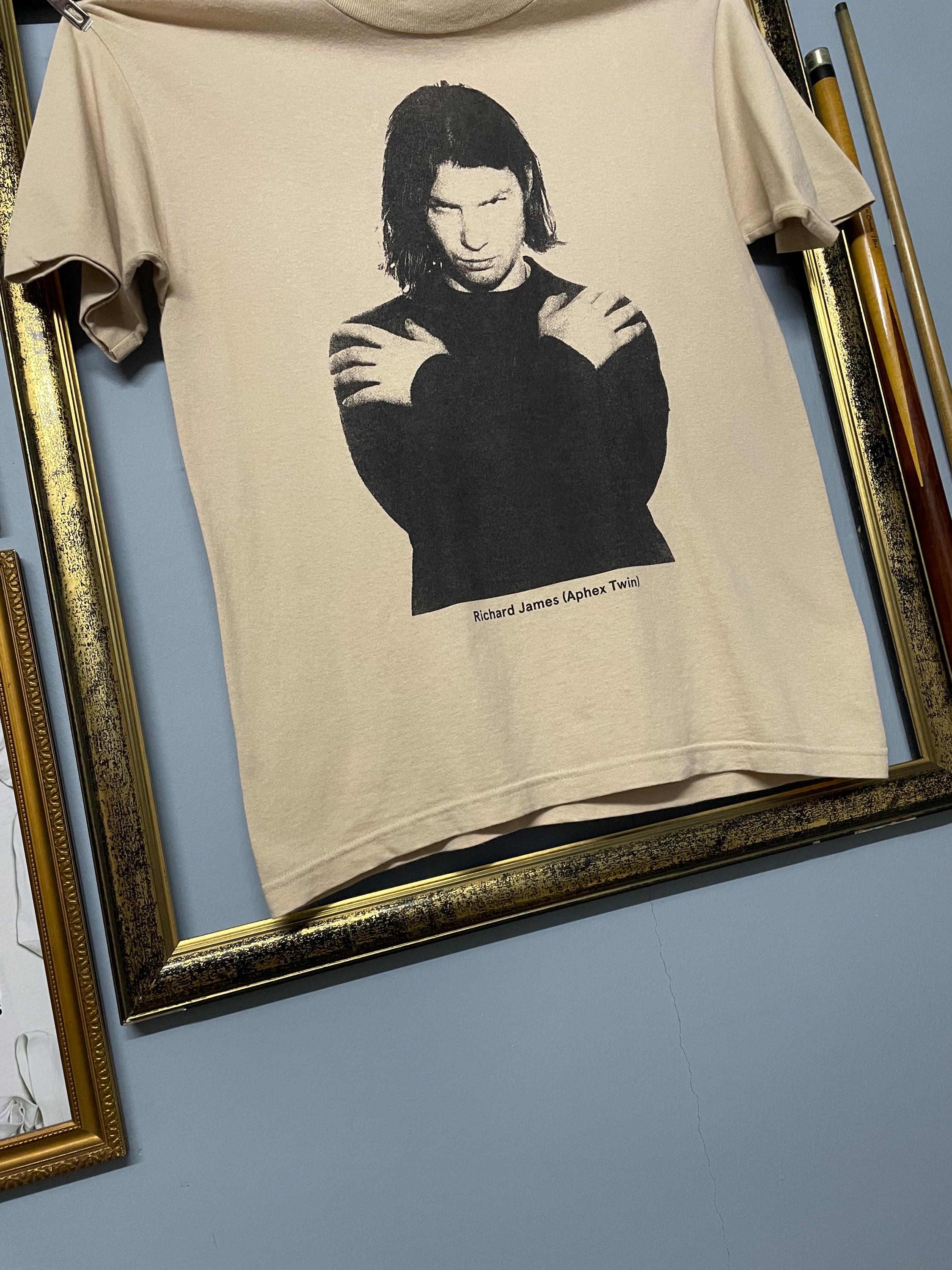 Vintage 90s Aphex Twin Richard D James Portrait Original T Shirt