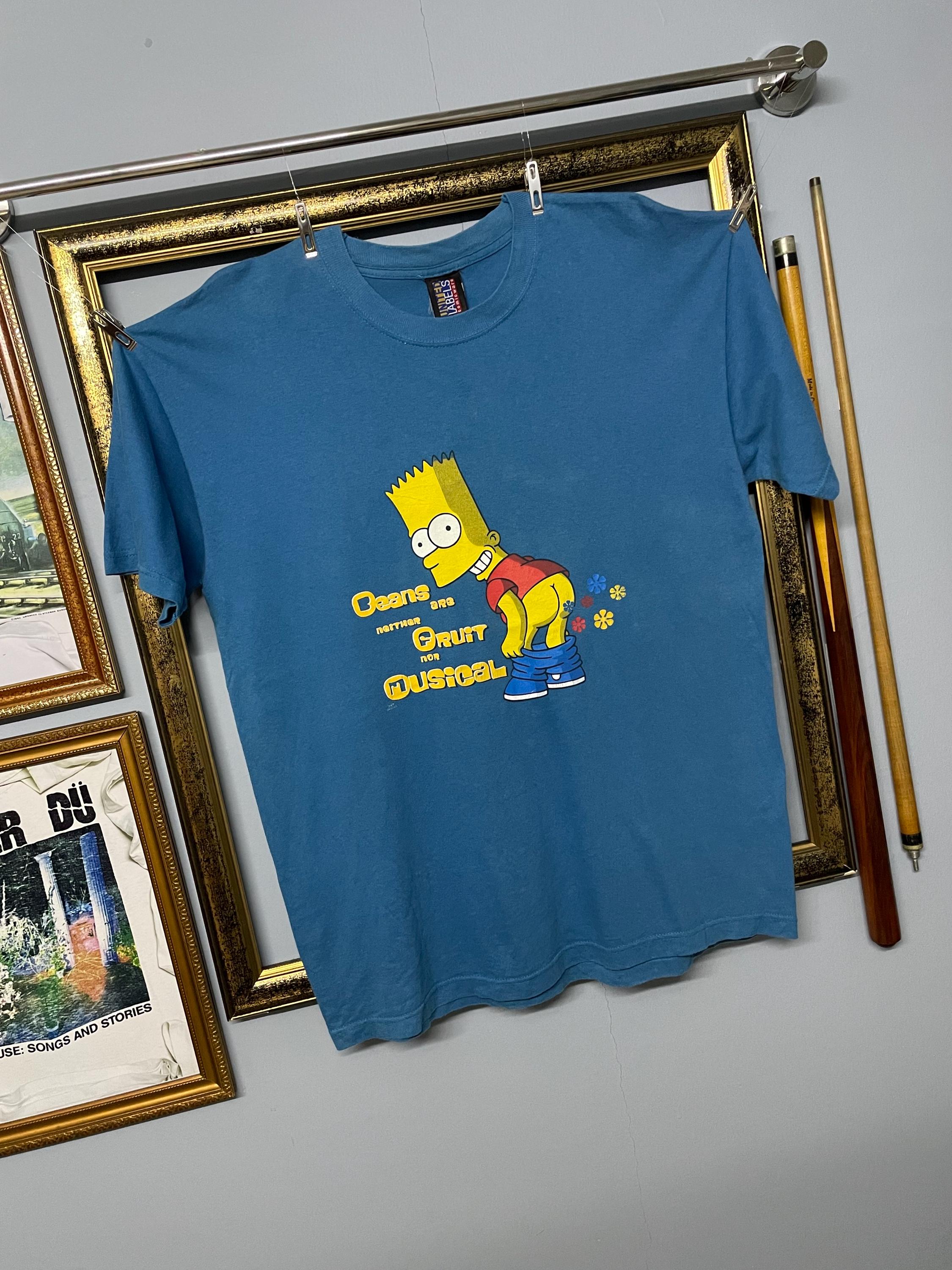 Vintage Y2K Bart Simpson Cheeky Pose Movie T Shirt | Size M - Etsy