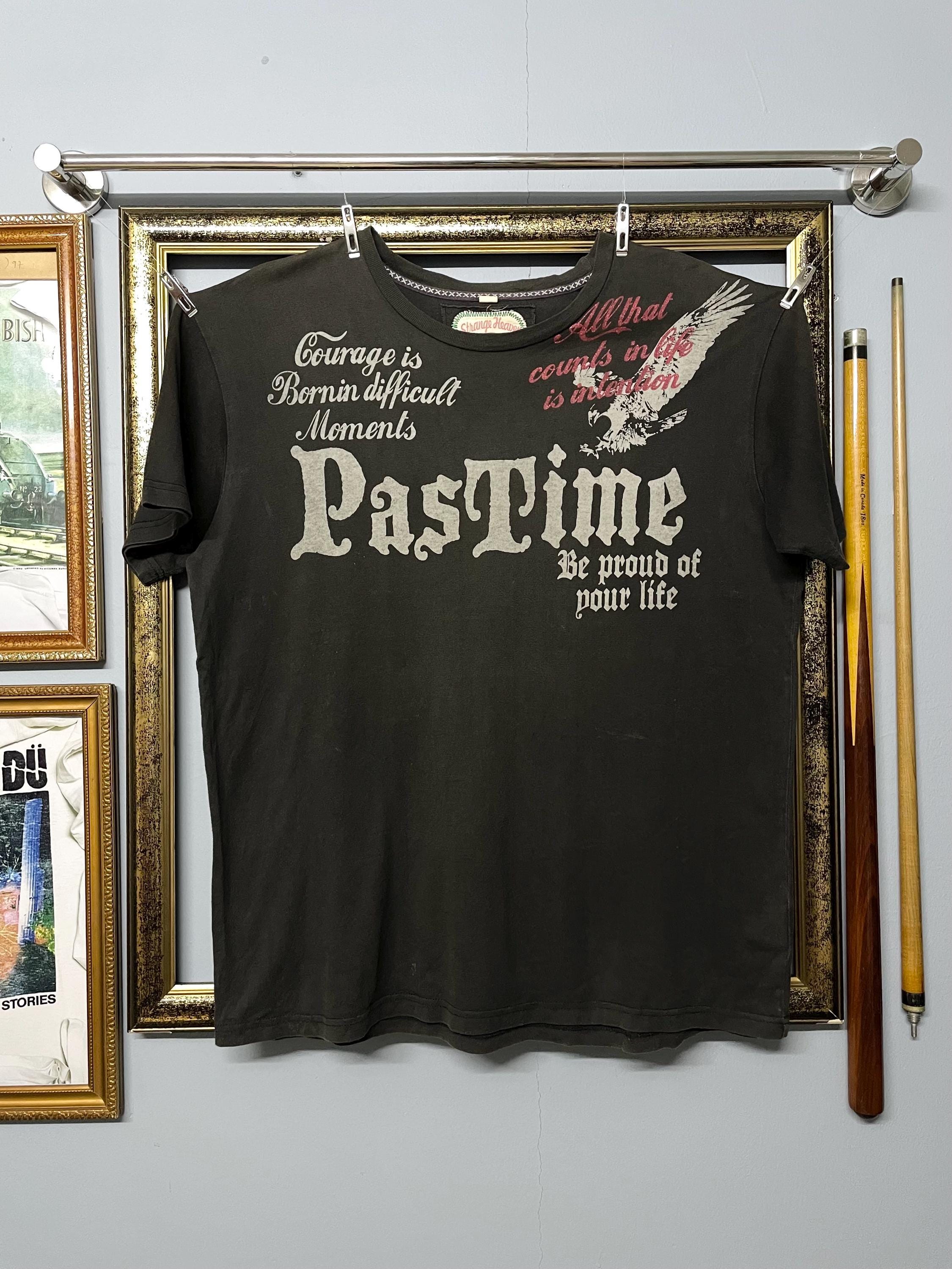 トップス DAIRIKU 22AW Embroidery Vintage Tee Vintage Embroidery Sunfaded T Shirt | Strange Heaven Japan Tee