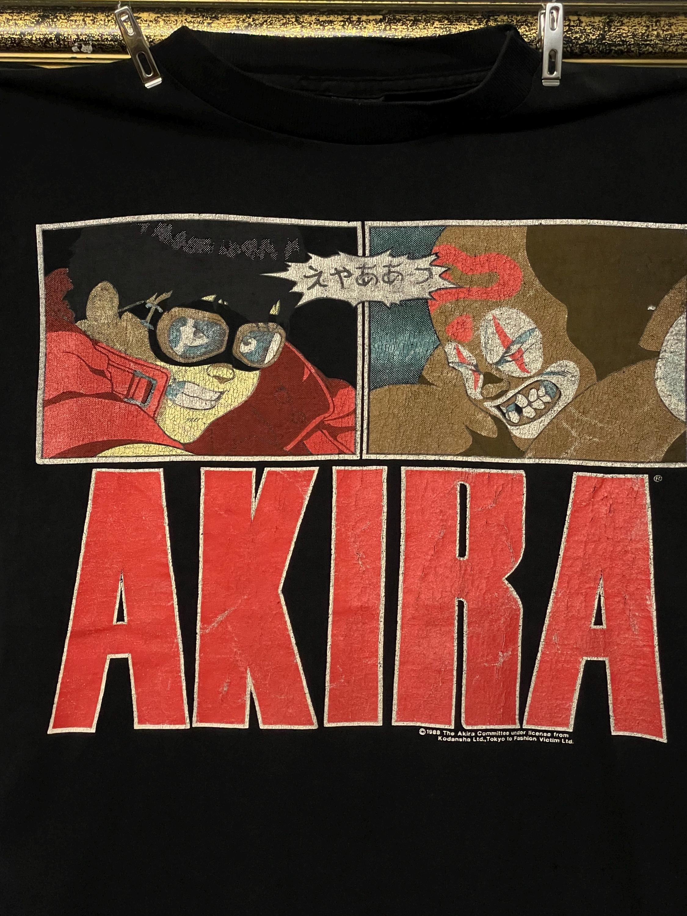 Vintage 80s Akira Movie Anime Japanese Manga Graphic T Shirt Retro