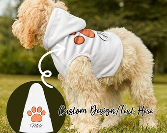 Custom Dog Hoodie, Funny Dog Shirt, Custom Shirt for Dog, Funny pet shirt, Puppy Clothing, Outdoor Dog Coat, Custom Shirt for Dog