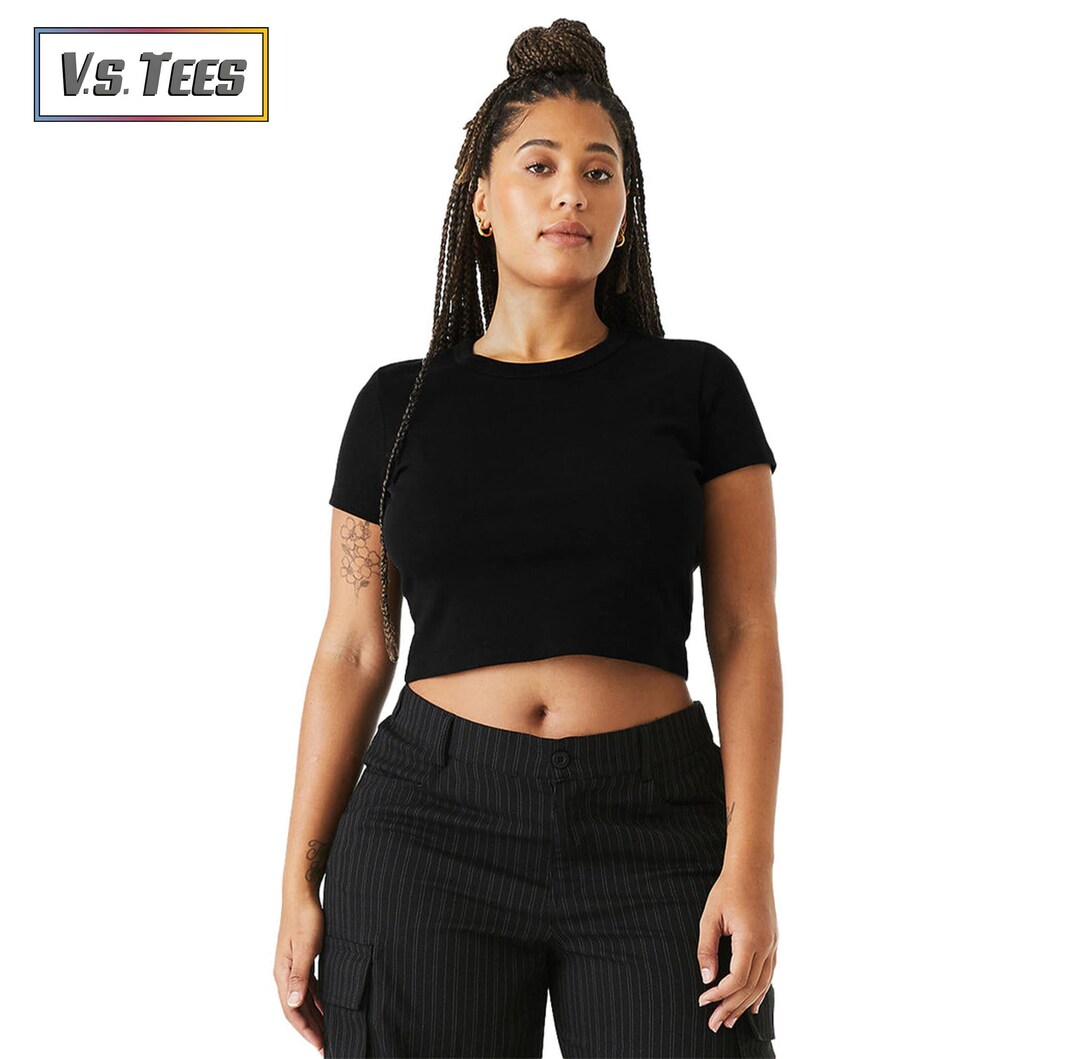 Love All Women's Heart Micro Rib Baby Tee