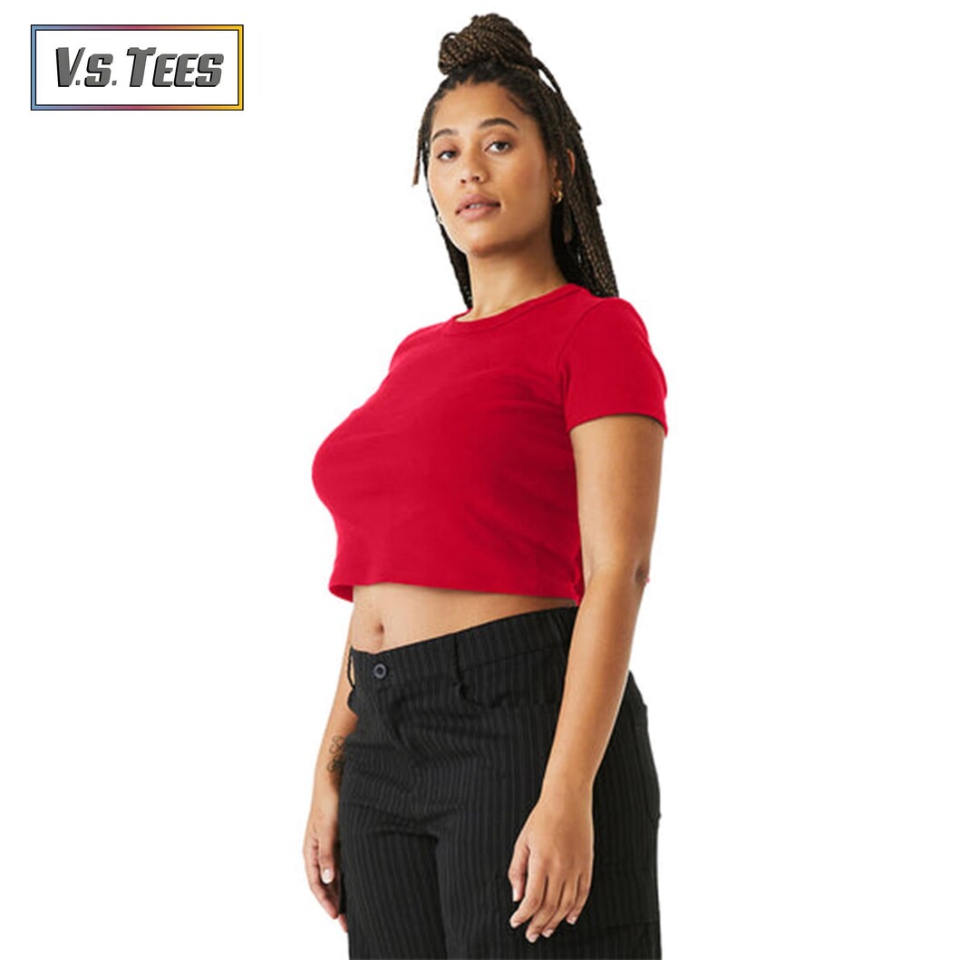 Love All Women's Heart Micro Rib Baby Tee main image 1