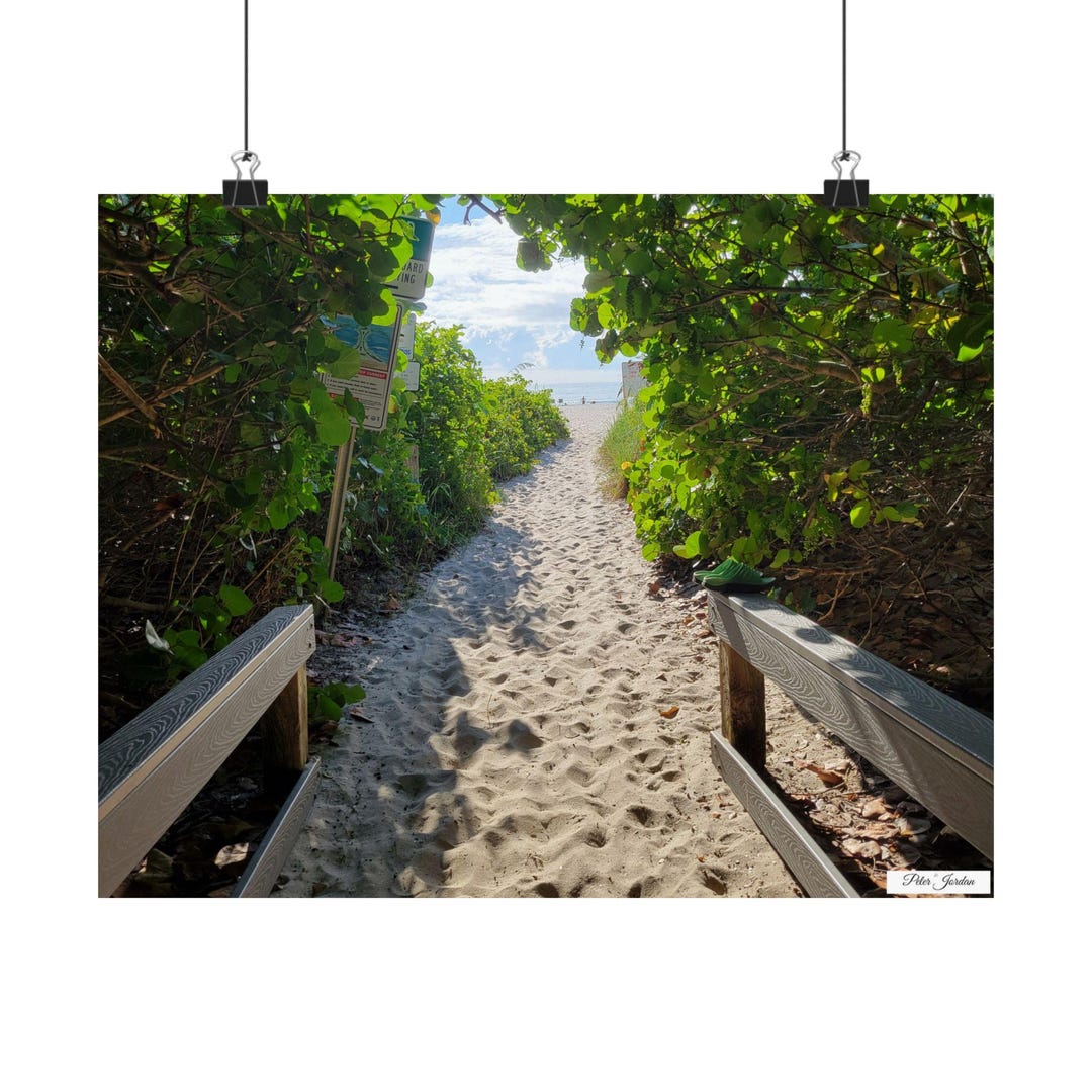Posters Beach Path Alternate - Etsy