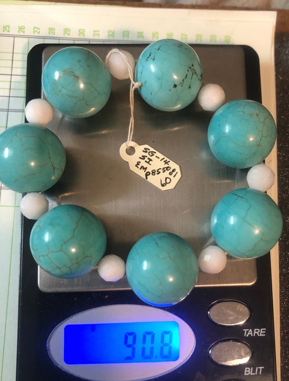 Torquoise Stretch Bracelet - image 2