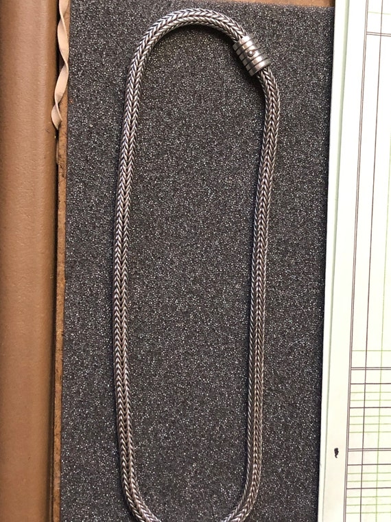 Sterling silver mesh chain - image 1