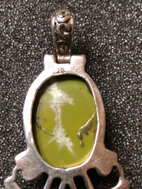 Sterling Calcite and Citrine Pendant - image 2