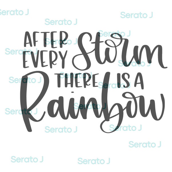 after every storm SVG, PDF cut file, file for cricut, silhouette,digital download