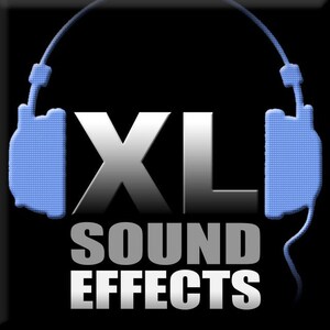 May include: A logo for XL Sound Effects featuring a pair of blue headphones with the text "XL SOUND EFFECTS" in silver.