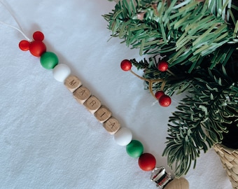 Mickey Mouse Pacifier Clip, Custom Mickey Pacifier, Minnie Mouse ...