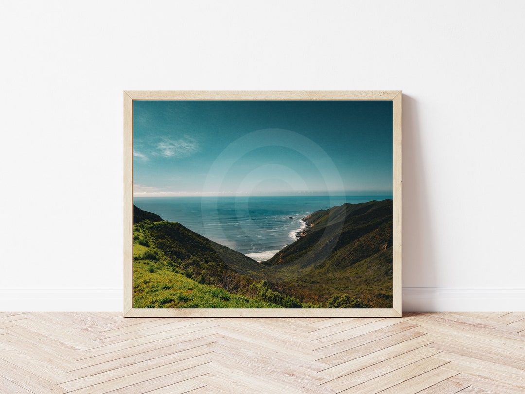 Point Sal Ridge California Beach Landscape, Point Sal Ridge, CA, Printable Beach Photo ...