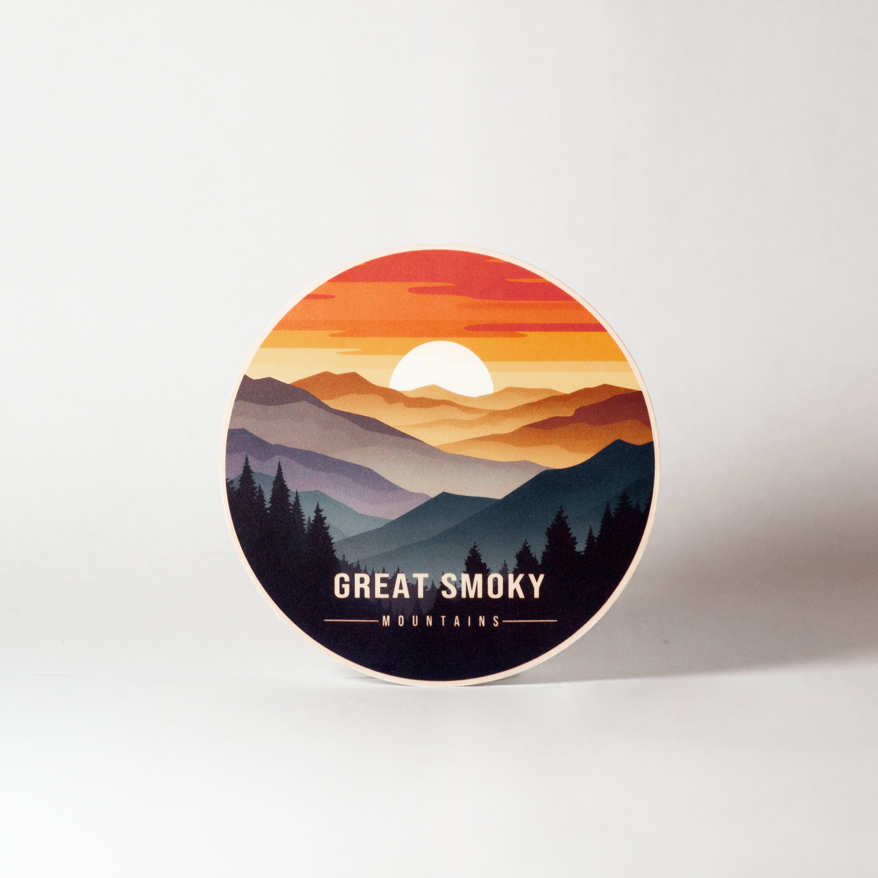 Beautiful View In Great Smoky Mountain National Park Stock Illustration - Illustration Of Line - Foto 11